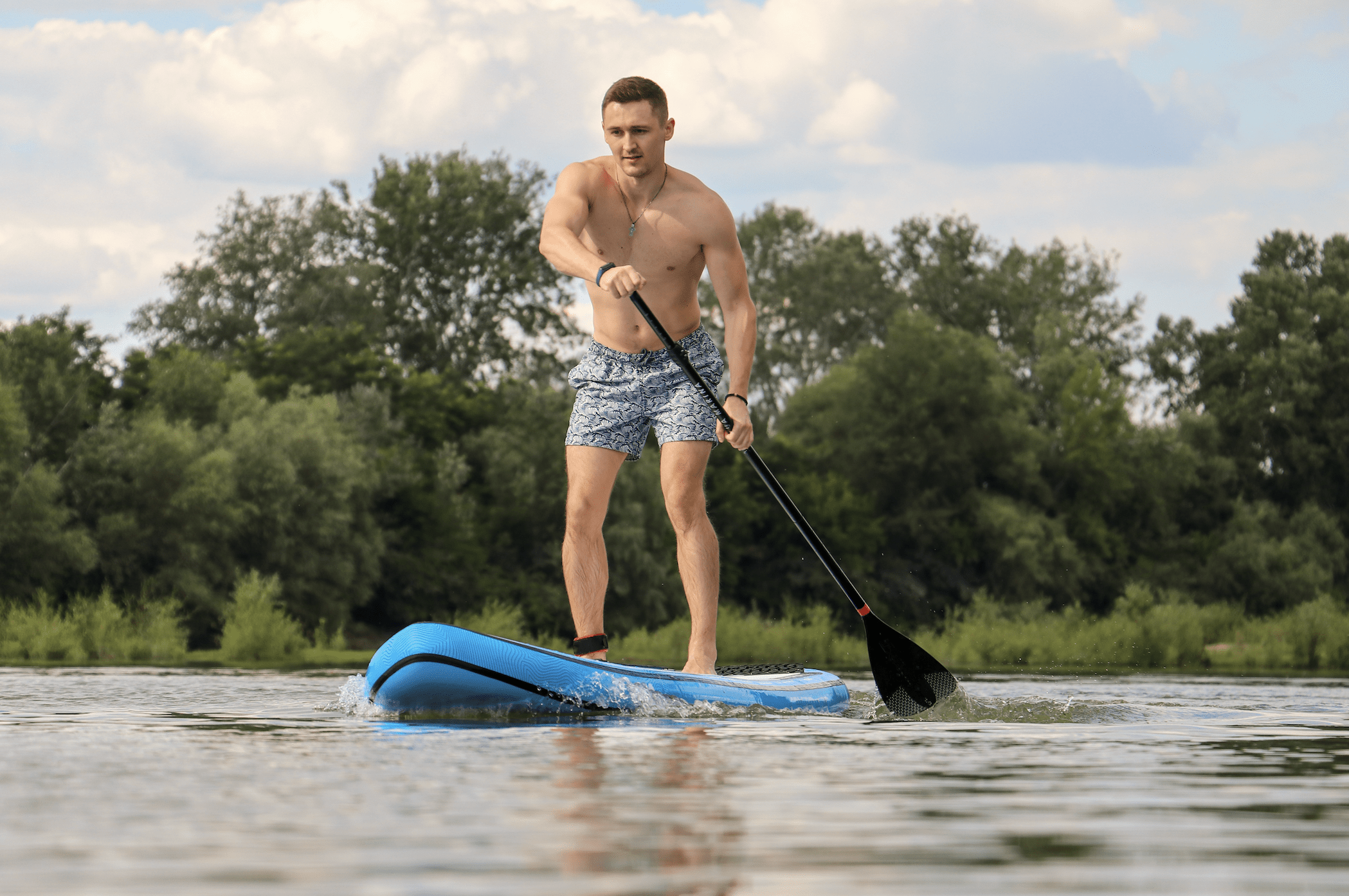 Ferienwohnung-Schmugglerpatt- Pröpstingsee stand up paddleing